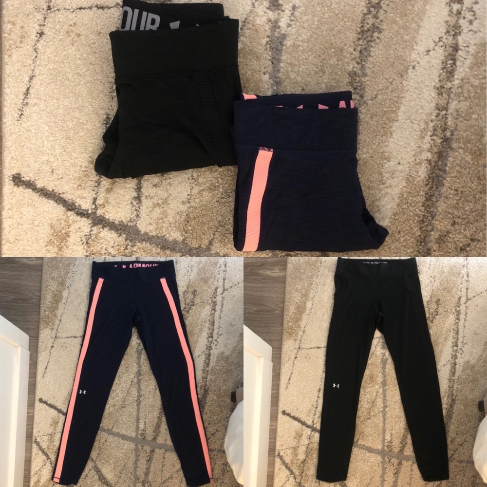 BUNDLE of 2: Under Armour ColdGear Leggings
